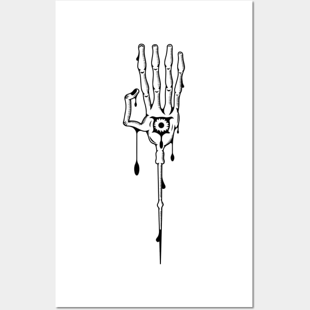 PALE MAN HAND Wall Art by Shaun Manley